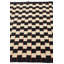 Tapis noir et blanc Noe