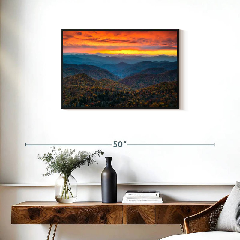 Alvord Blue Ridge Parkway Fall, H 21 po x l 31 po