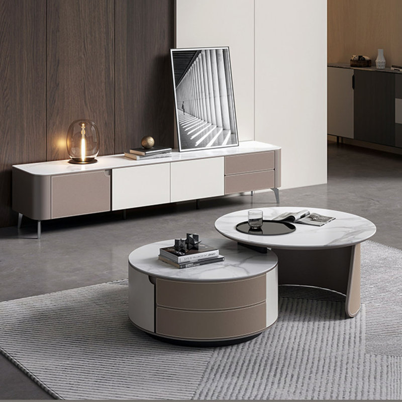 Ensemble de meuble télé moderne et minimaliste de luxe