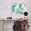 Ensemble de 2 plaques murales abstraites en forme de palmier pastel par Lori Dubois-2039705189