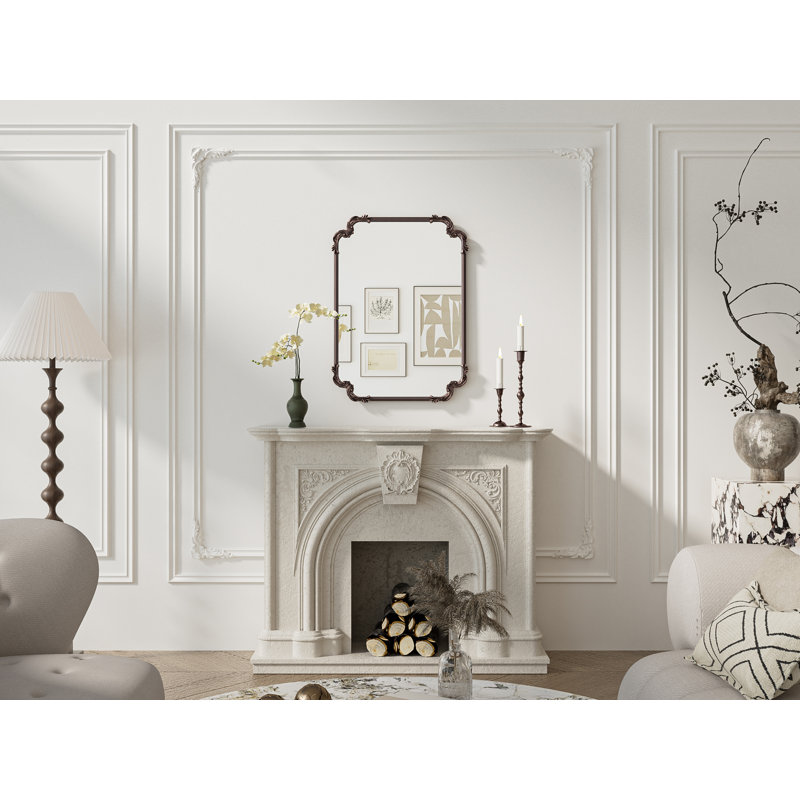 Miroir d'appoint Genan, Bronze Antique, 32 po x 24 po