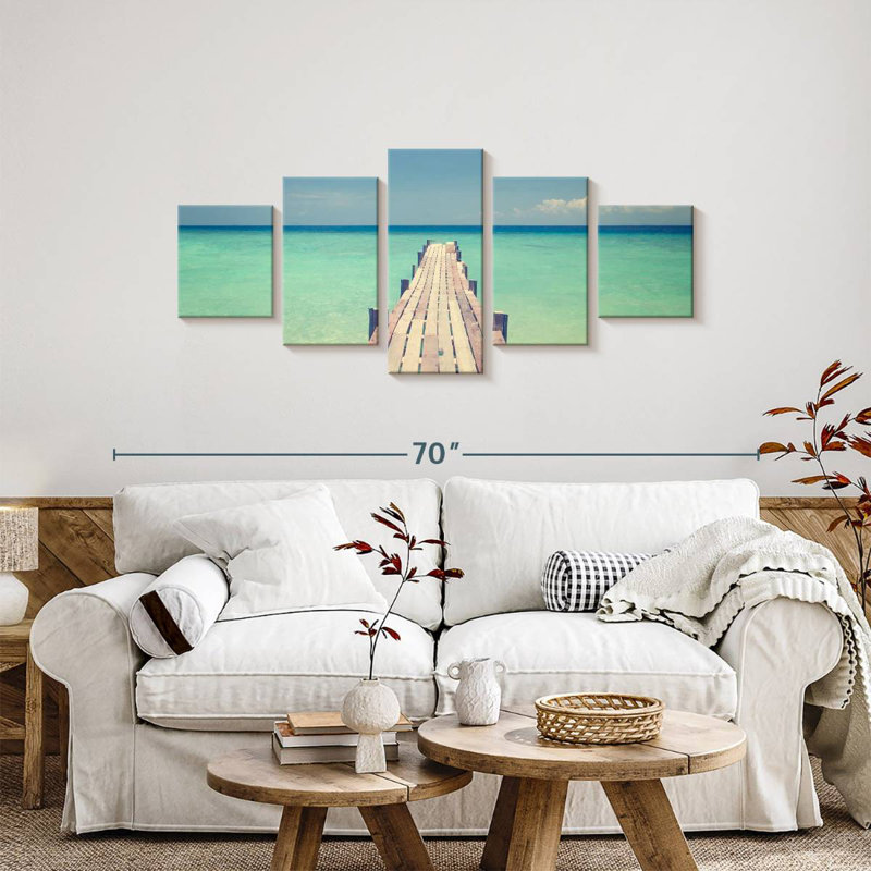 Boardwalk Beach Dock, 24" H x 55" W