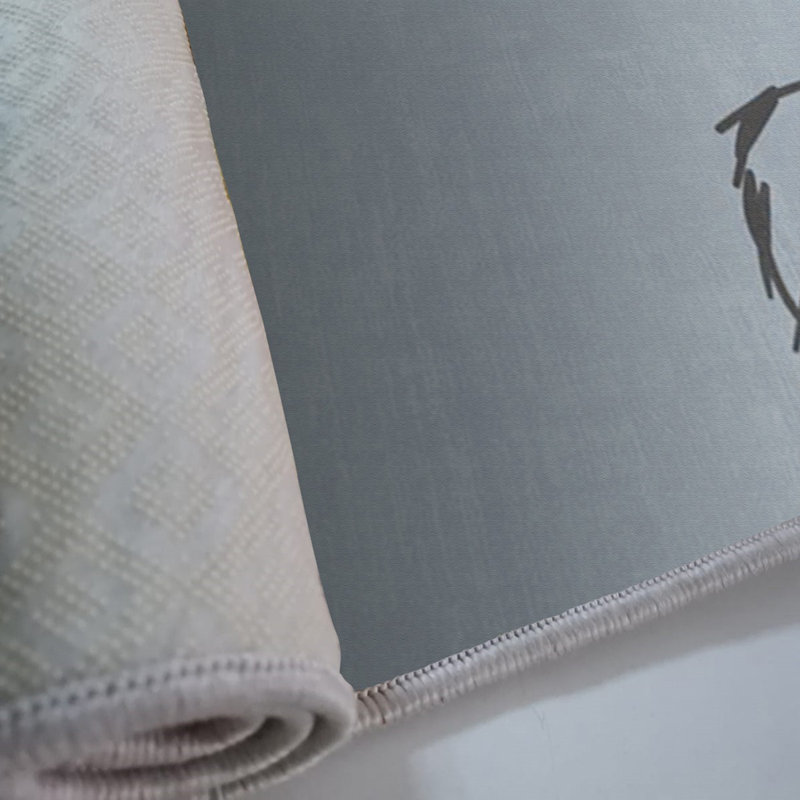 Tapis antidérapant 100% polyester, 47,2 po x 70,9 po | Tricot raschel, hauteur des poils: 0,4 po | Tapis tissé avec dessous en feutre, lavable à la machine | Impression numérique élégante pour la décoration intérieure