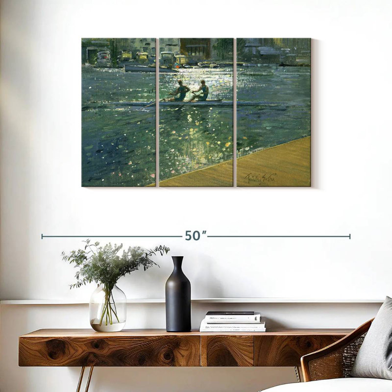 Crossing The Light Break Henley, 24" H x 38" W