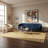 Woven Carpet With Wavy Patterns In Off Yellow Shades-1786860453