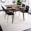 Tapis argenté en laine tissé à la main Nasir-17990037