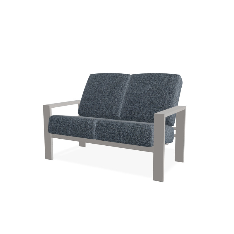 Causeuse Larssen, Restaurez l'indigo, Gris chaleureux