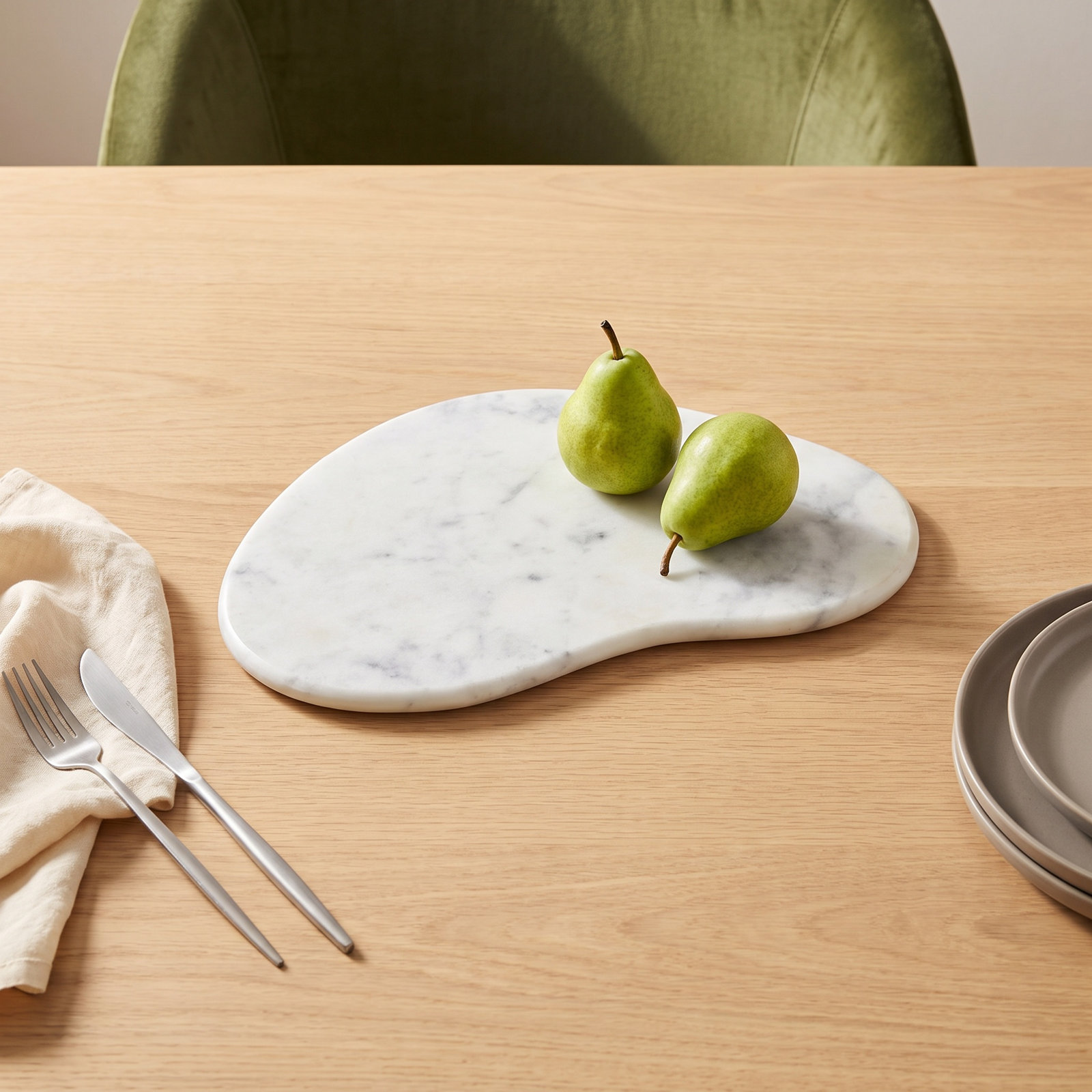 Round Marble Cheese Board