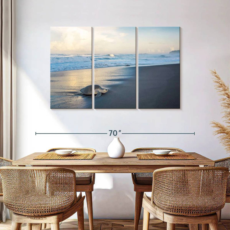 Turtles From The Sea, 36" H x 57" W