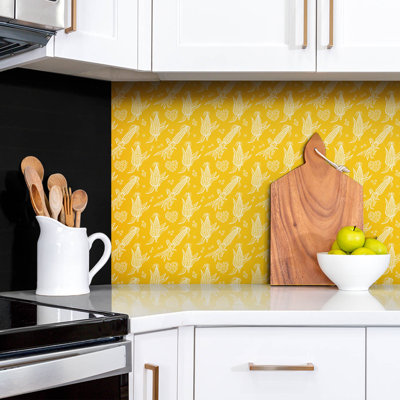 Bridnorth 50x100 cm Pvc Singular Tile in Yellow