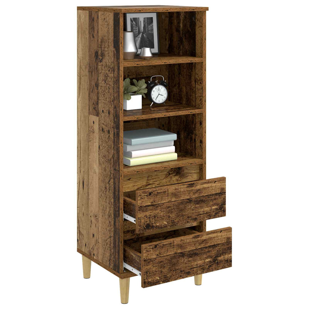Highboard Engineered Wood High Sideboard Buffet Cabinet Multi Colours