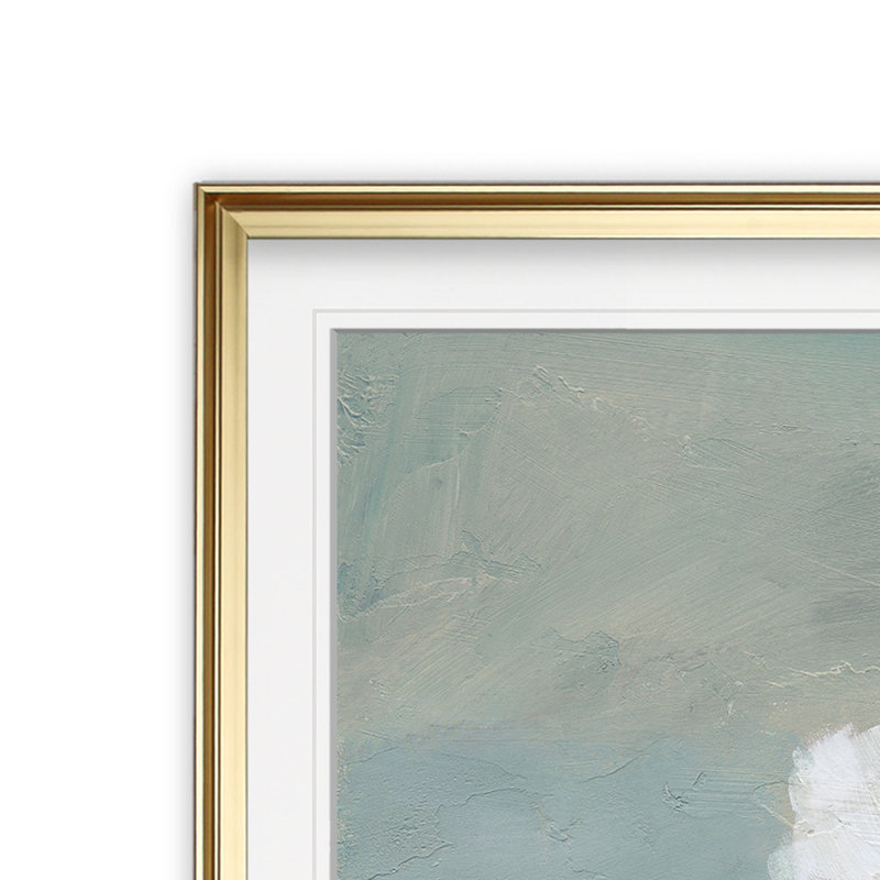Cloudscape IX '- reproduction d'art sur papier, H 23 po x l 23 po x P 1,5 po, Cadre doré