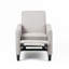 Fauteuil inclinable manuel en lin-1572612986
