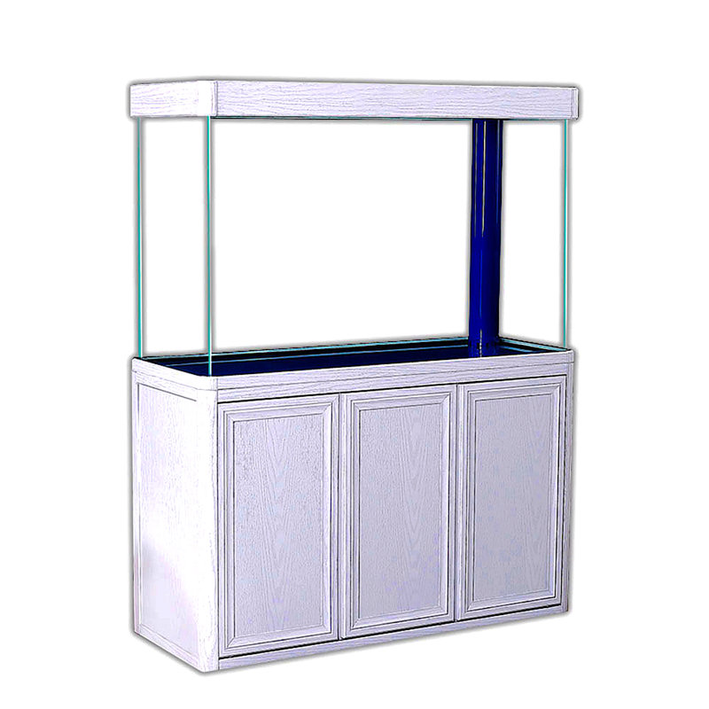 Réservoir d'aquarium 50 gallons, Blanc / argent, 175 gallons (H 51 po x l 14 po x P 24 po)