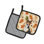 Paire de porte-casseroles tricolores et blancs Basenji Heirloom Fall