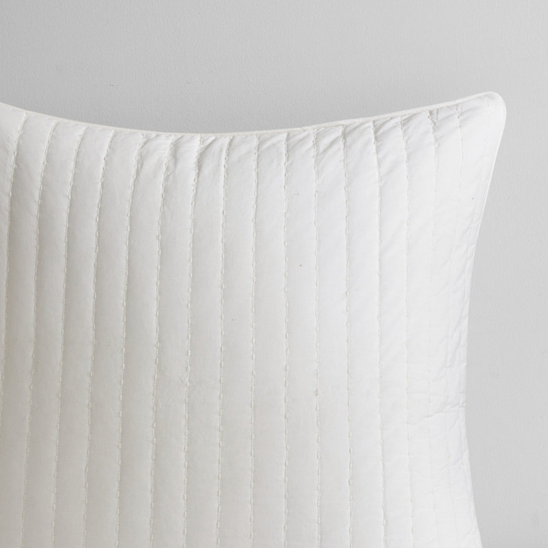 Housse de couette en coton double / grand, rayée et revers avec taies décoratives assorties, literie 3 pièces pour lit double / grand, tissu lavable à motif de losanges