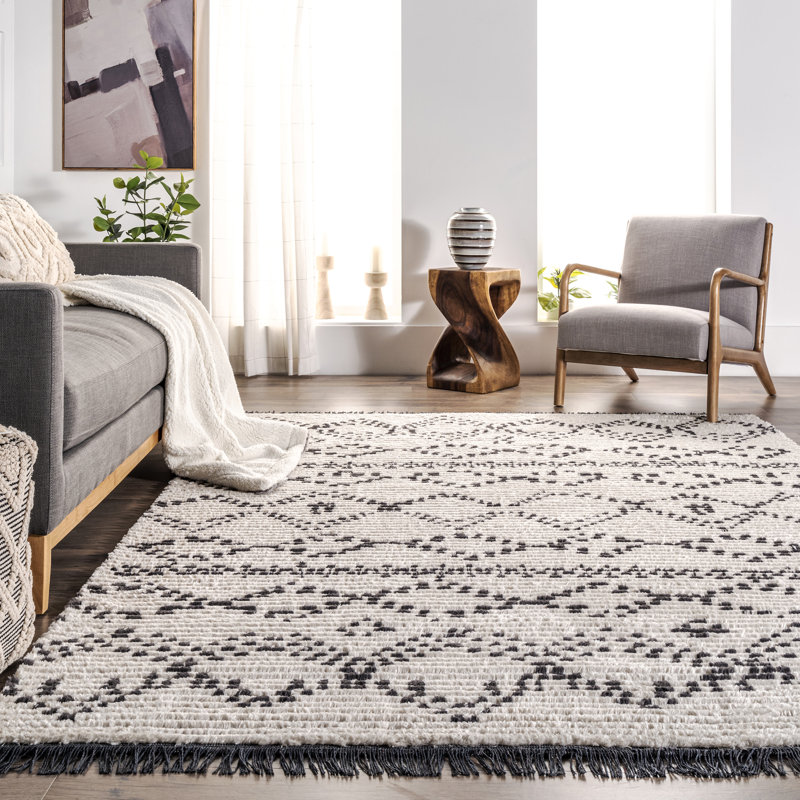 Tapis à poil long Herchel, Rectangle 4 pi x 6 pi