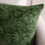 Picking Patch Green Square Cushion