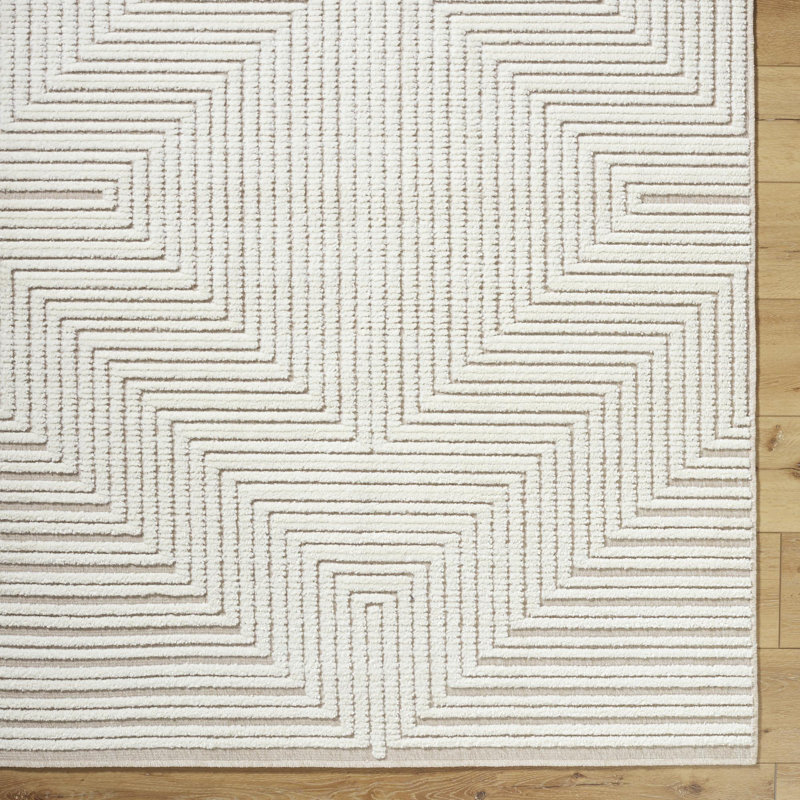 Elli Washable Geometric Indoor Rug, Rectangle 5' x 7'2"