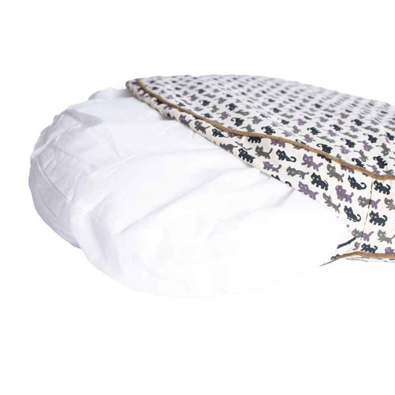 Animal Print Canvas Pet Bed