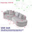 Canapé modulaire surdimensionné et désossé Boneless-509459654