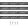 Ensemble de rail de fixation pour rail VEVOR E