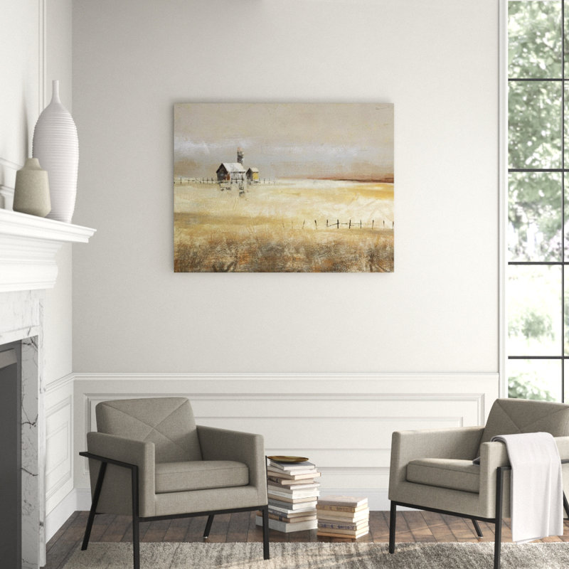 Alone Painting by Gregory Garret, Glass Coat, 40" H x 52" W