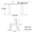 Modern rectangular style dining table-1854023381