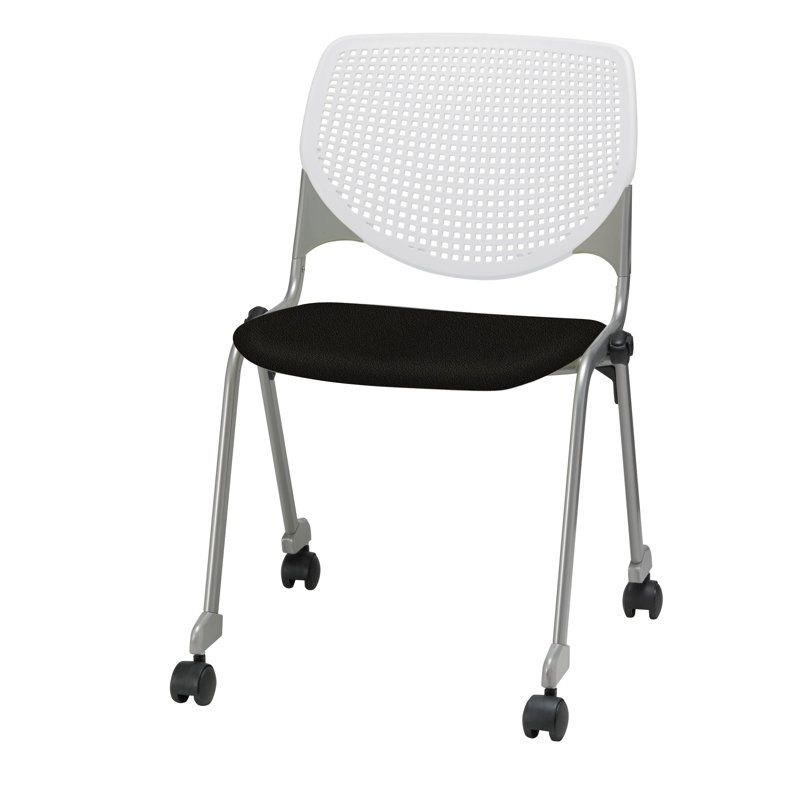 Chaise empilable poly Kool, Tuxedo, Oui