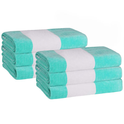Calheta Cotton Oversized Cabana Stripe Beach Towels