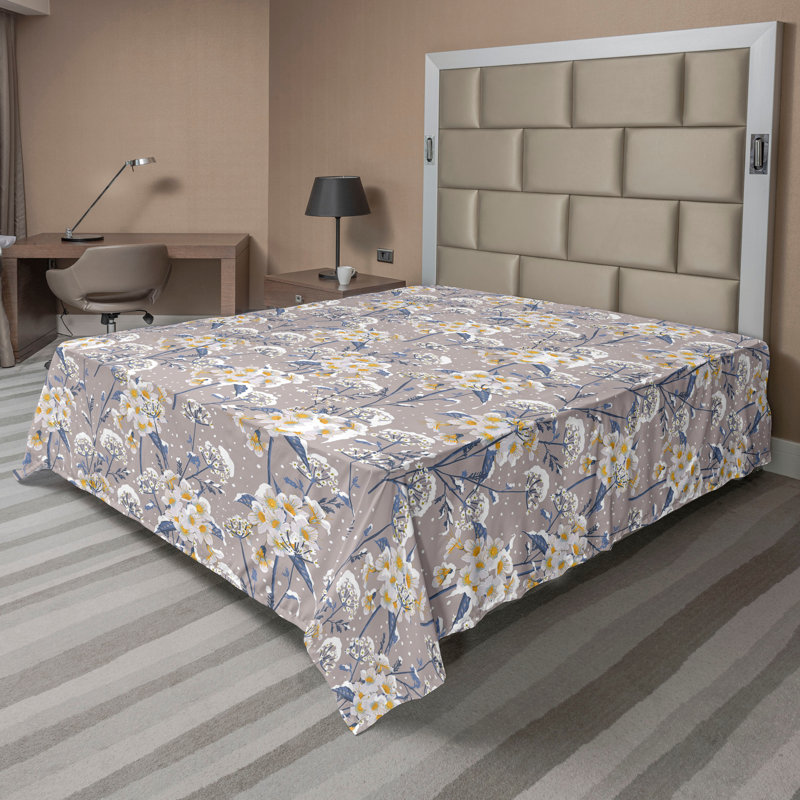 Drap plat Ambesonne, Drap plat pour très grand lit californien