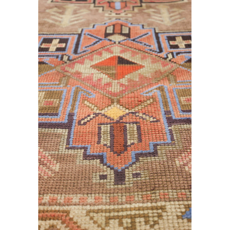 Vintage Turkish Village Rugs One-of-a-Kind Runner 2'1" X 11'10" Area Rug