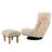 Isaias Swivel Upholstered Chaise Lounge with Footrest & Adjustable Backrest-570655714