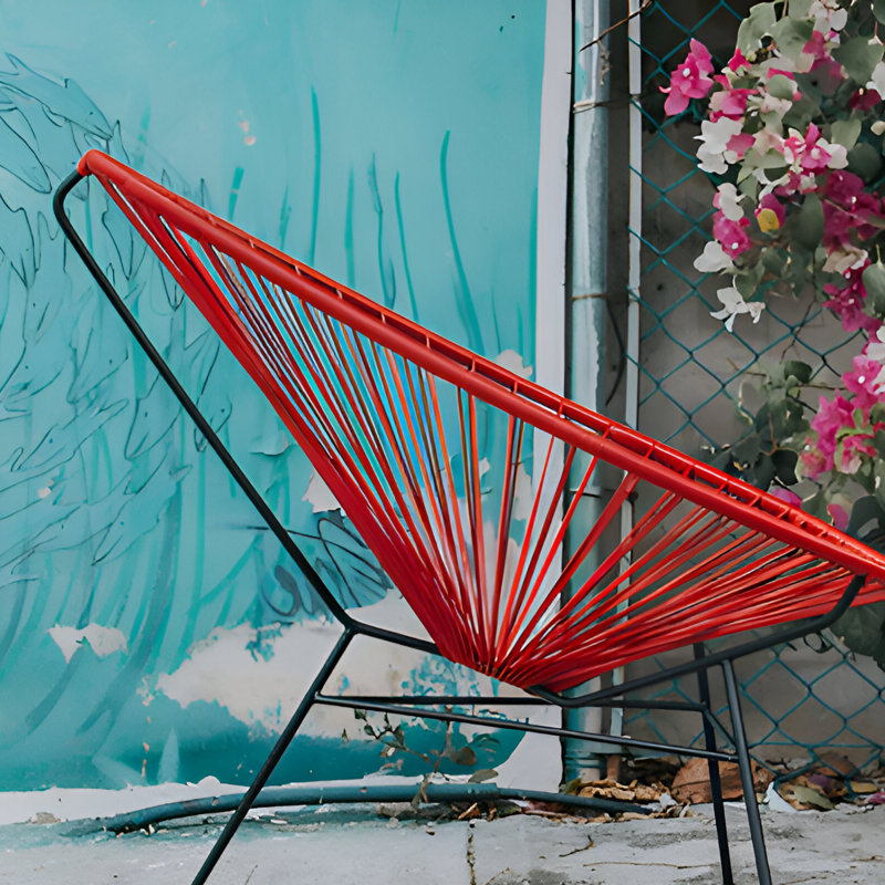 Chaise Acapulco, Rouge