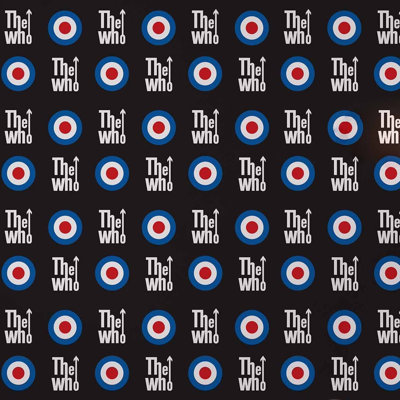 The Who Target 10m X 50cm Matte Wallpaper Roll