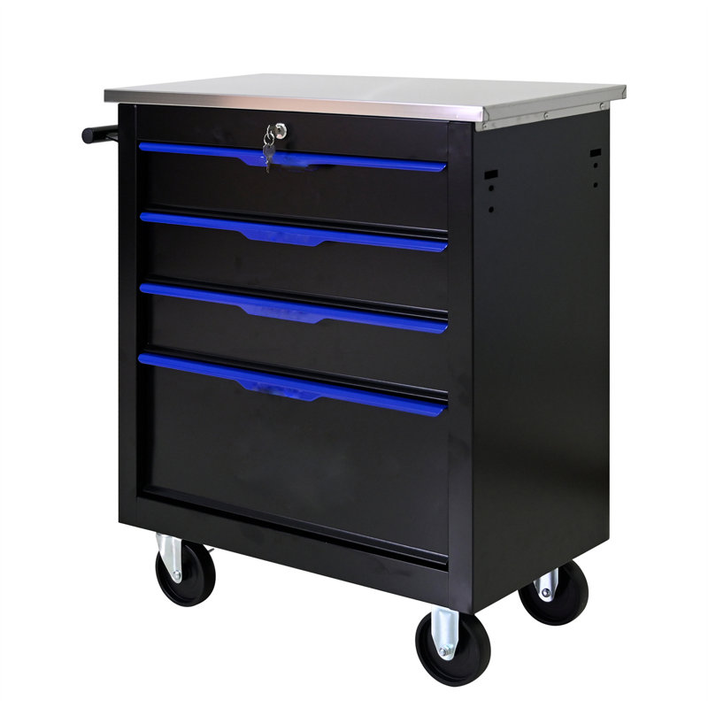 26'' W Steel Side Chest