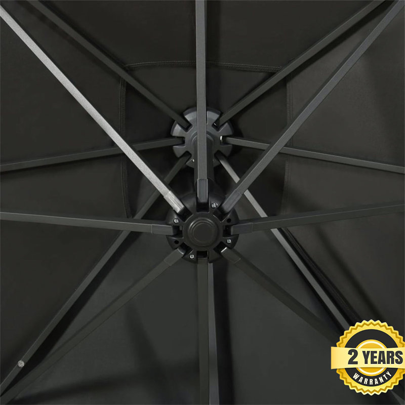 Jazlynn 250cm Parasol, Anthracite