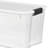 Sterilite Clear Plastic Stackable Storage Bin with White Latch Lid-115280961