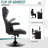 Inbox Zero Adjustable Swiveling PC & Racing Game Chair