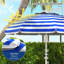 Parasol de plage portatif Outsunny