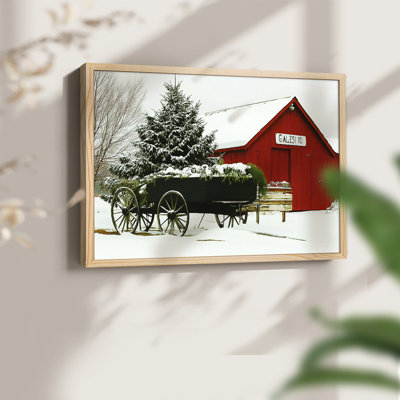 Chirstmas Art-DXXXVII -Framed Print - Restickable