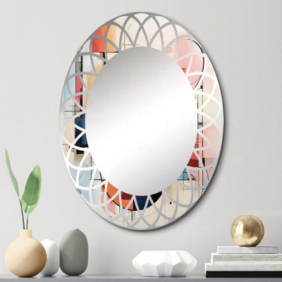 Kirt - Miroir mural Mid-Century ovale