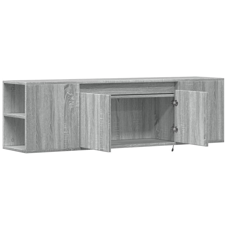 Cynitha TV Stand for TVs up to 24", Grey/Sonoma