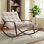 Méridienne surdimensionnée d'intérieur avec coussin et repose-pieds Papasan