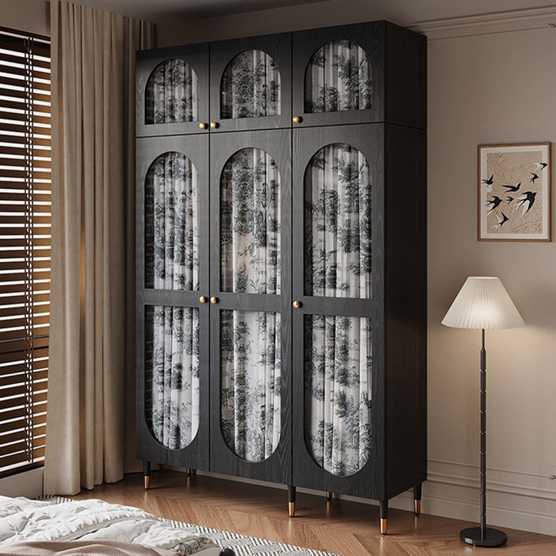 Verre rétro français - garde-robe de porte
