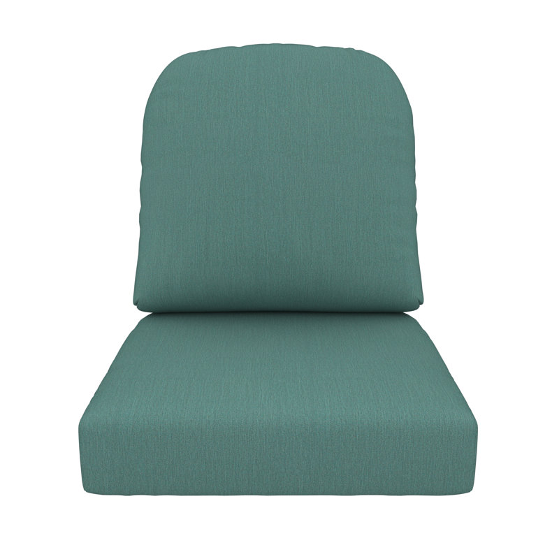 Outdoor Sunbrella® Seat/Back Cushion, Cast Breeze Sunbrella® Plainweave