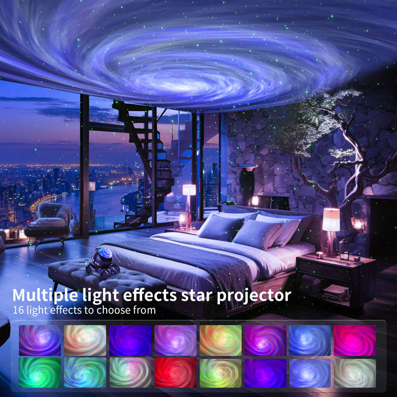 Star Projector with Built-in Bluetooth Speaker