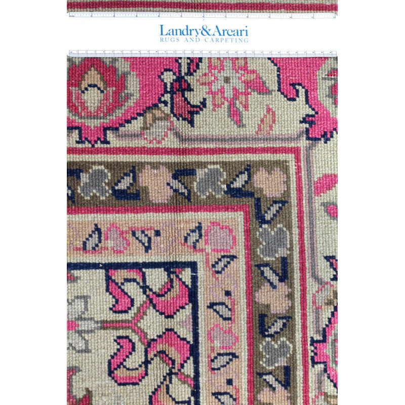 Amritsar One-of-a-Kind 7'10" X 9'10" 1940s Wool Area Rug in