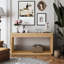 Console Elowen de 60 po avec 2 tiroirs et table de canapé en bois-211287716
