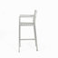 Tabourets de bar d'extérieur 29,50 po avec structure en aluminium antirouille, ensemble de 2